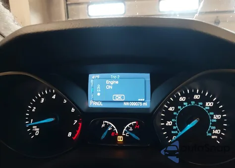 2014 Ford Focus Se из США, поврежденный, VIN 1FADP3F22EL404324